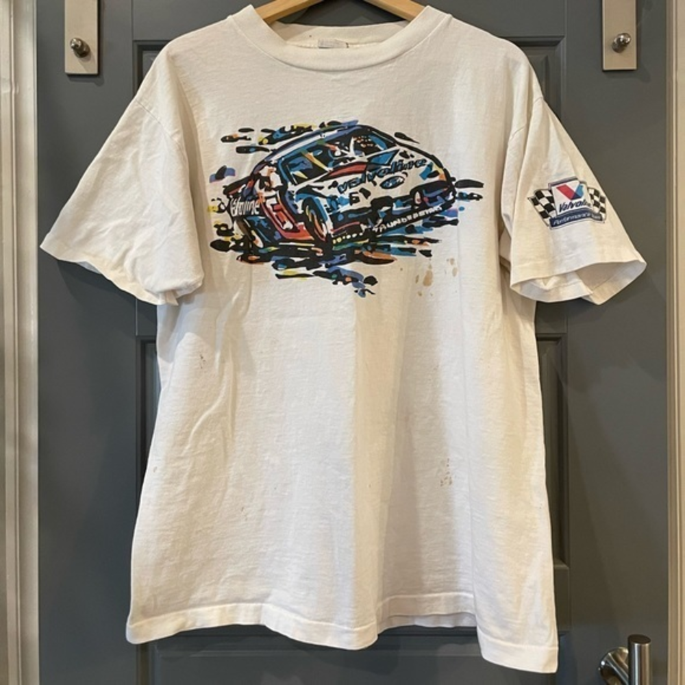 Valvoline white t shirt size‎ xtra large